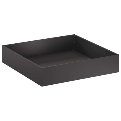 Garden Planter Black 100 x 100 x 20 cm Cold-rolled Steel