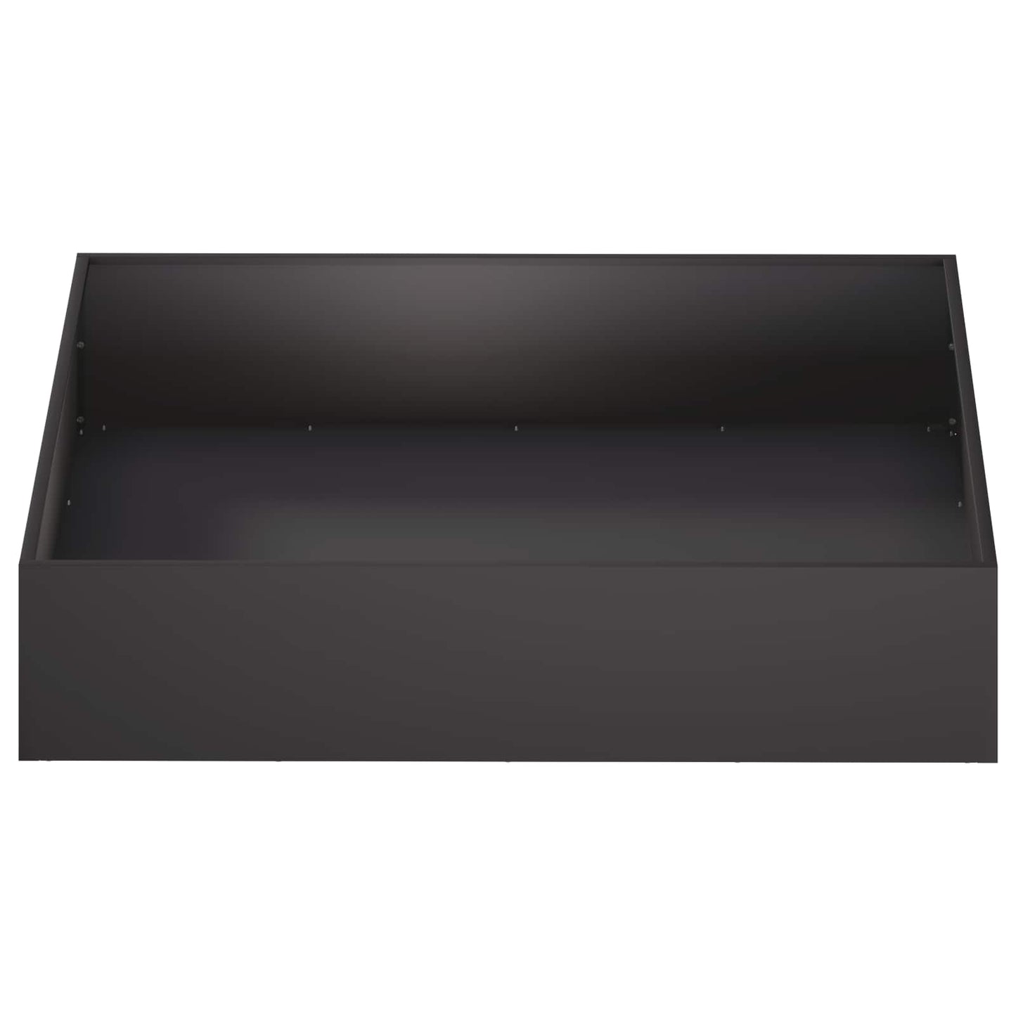 Garden Planter Black 100 x 100 x 20 cm Cold-rolled Steel