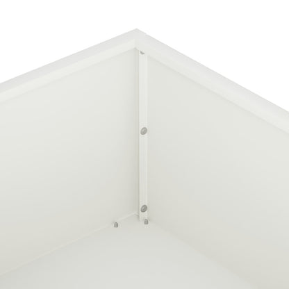 Garden Planter White 100 x 100 x 20 cm Cold-rolled Steel