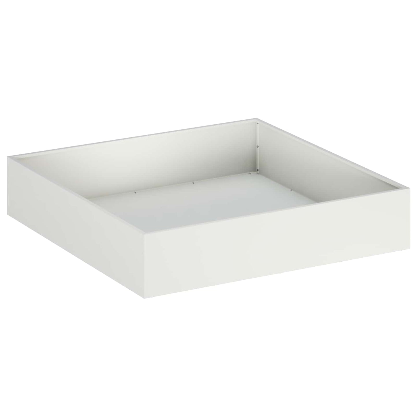Garden Planter 2 pcs White 100 x 100 x 20 cm Cold-rolled Steel