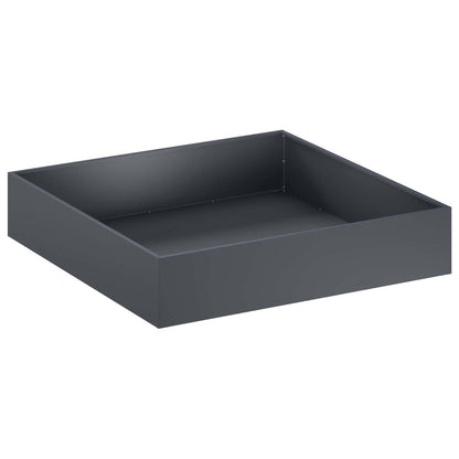 Garden Planter Anthracite 100 x 100 x 20 cm Cold-rolled Steel
