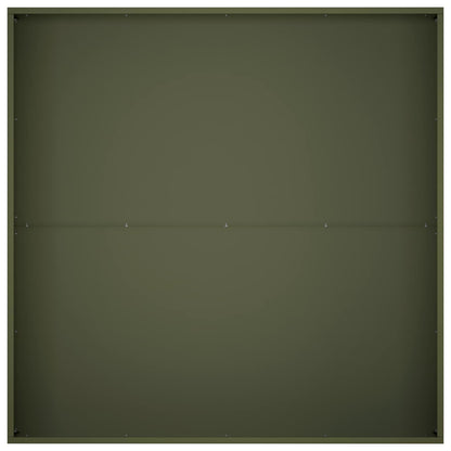 Garden Planter Olive Green 100 x 100 x 20 cm Cold-rolled Steel