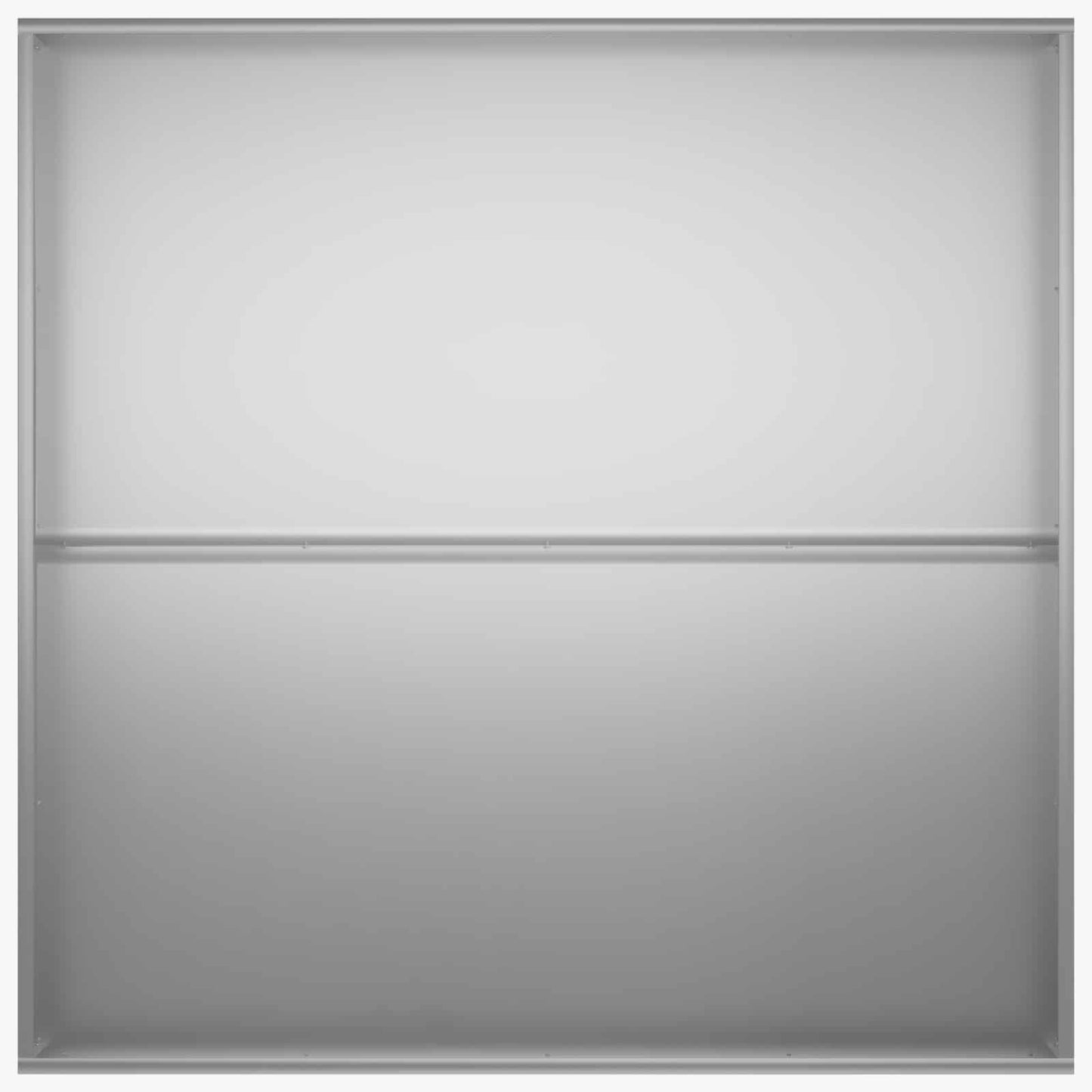 Garden Planter 2 pcs Silver 100 x 100 x 20 cm Galvanised Steel