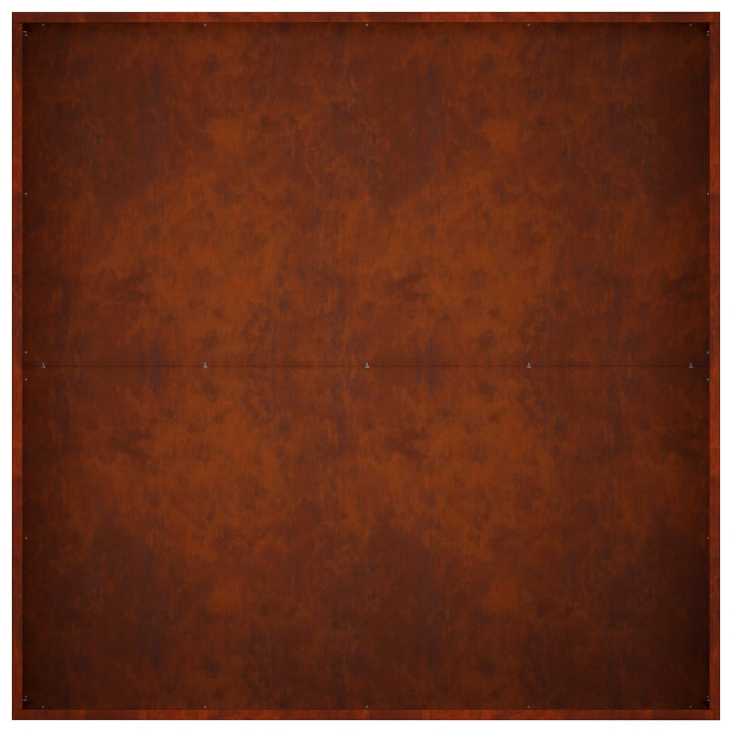 Garden Planter 2 pcs Rusty 100 x 100 x 20 cm Weathering Steel