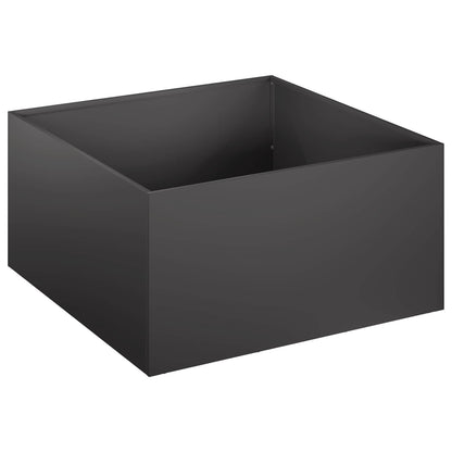 Garden Planter 2 pcs Black 40 x 40 x 30 cm Cold-rolled Steel