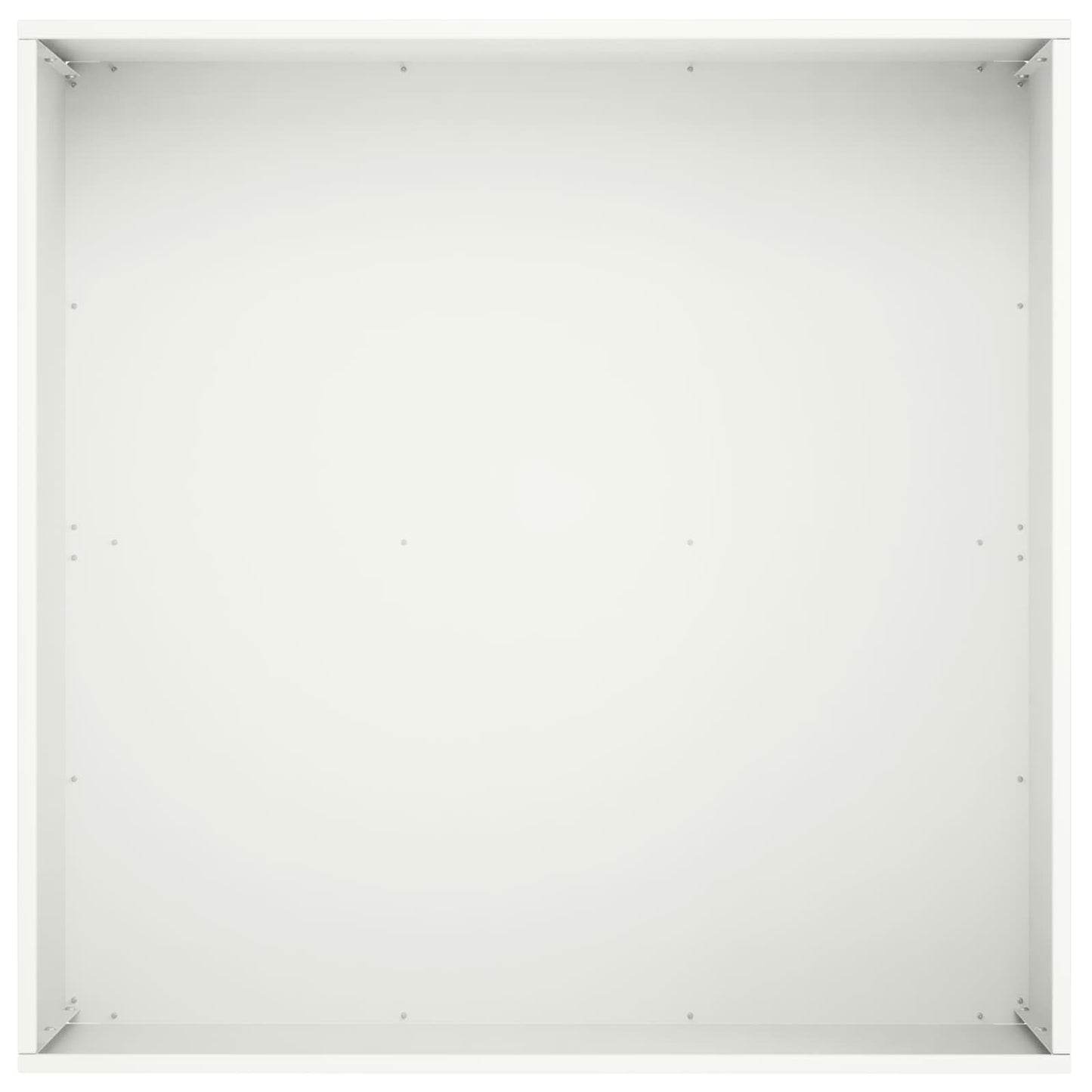 Garden Planter White 40 x 40 x 30 cm Cold-rolled Steel