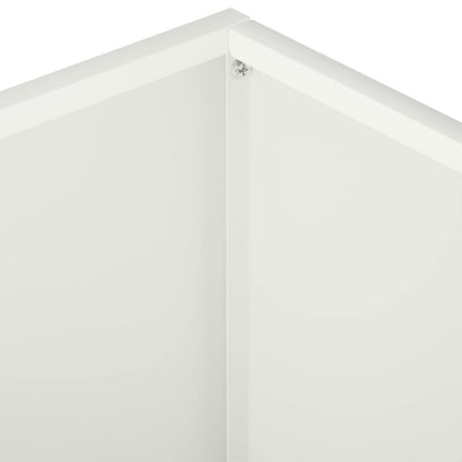 Garden Planter 2 pcs White 40 x 40 x 30 cm Cold-rolled Steel
