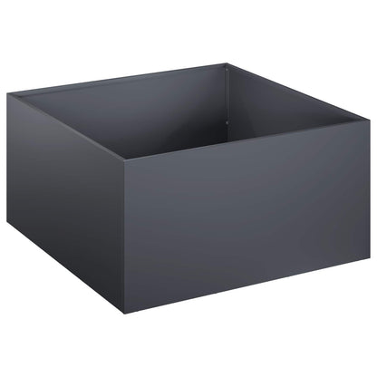 Garden Planter Anthracite 40 x 40 x 30 cm Cold-rolled Steel