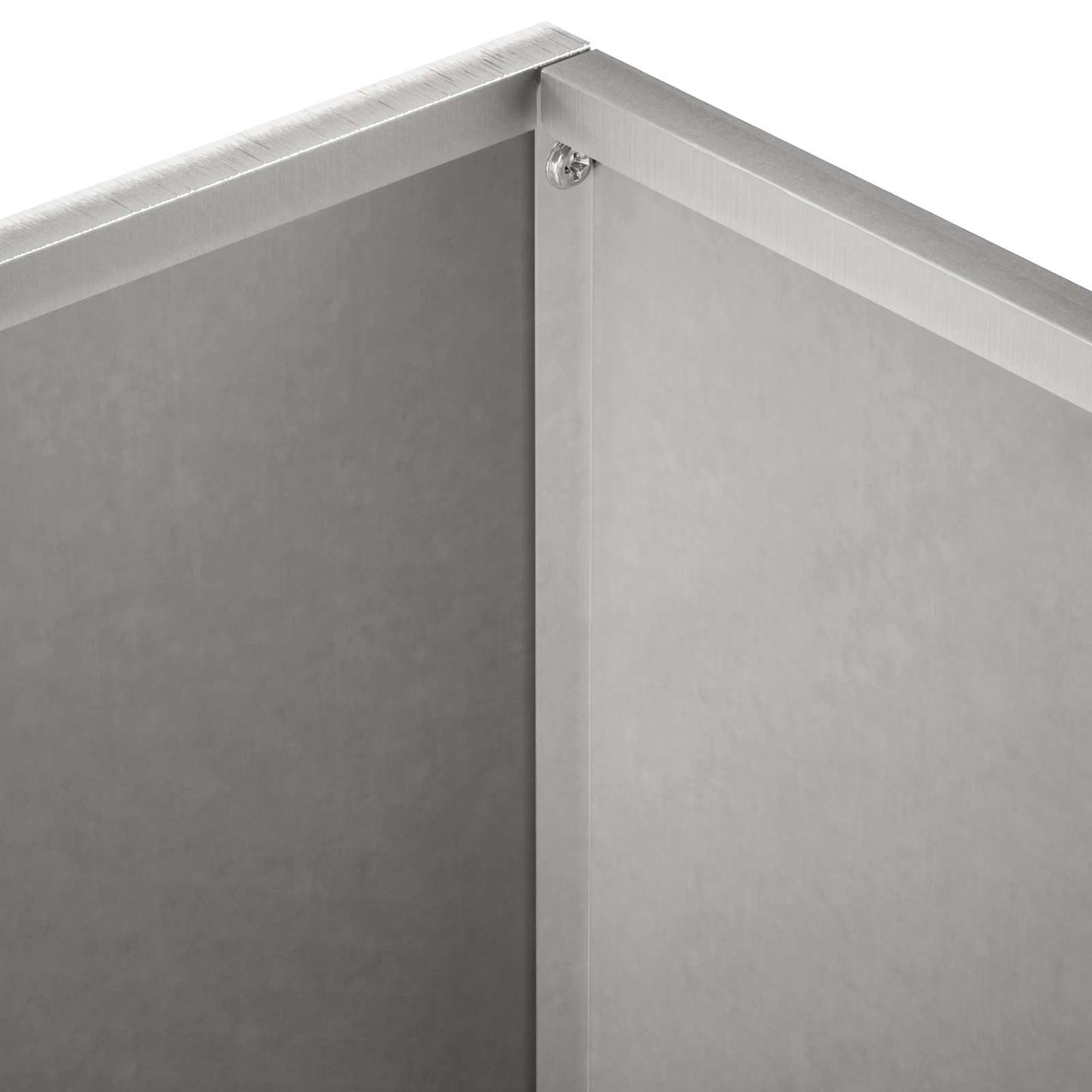 Garden Planter 2 pcs Silver 40 x 40 x 30 cm Stainless Steel