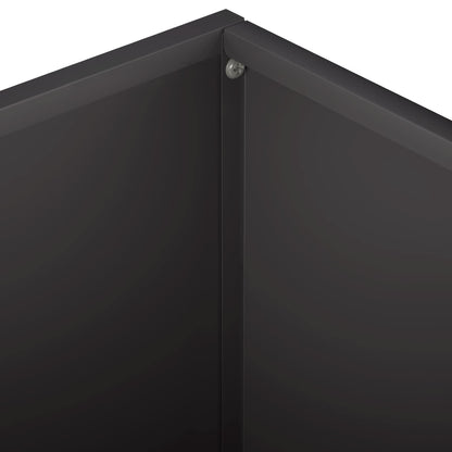 Garden Planter Black 60 x 60 x 30 cm Cold-rolled Steel