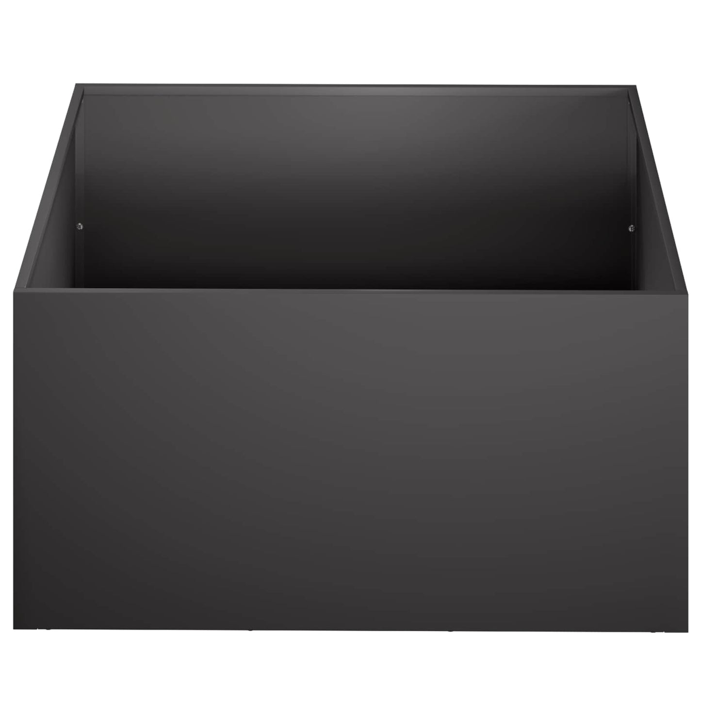 Garden Planter Black 60 x 60 x 30 cm Cold-rolled Steel