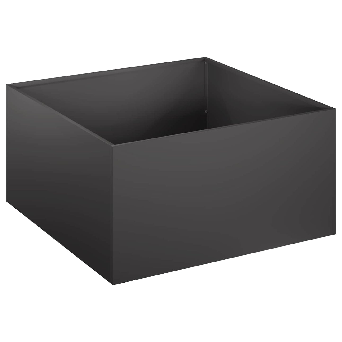 Garden Planter 2 pcs Black 60 x 60 x 30 cm Cold-rolled Steel