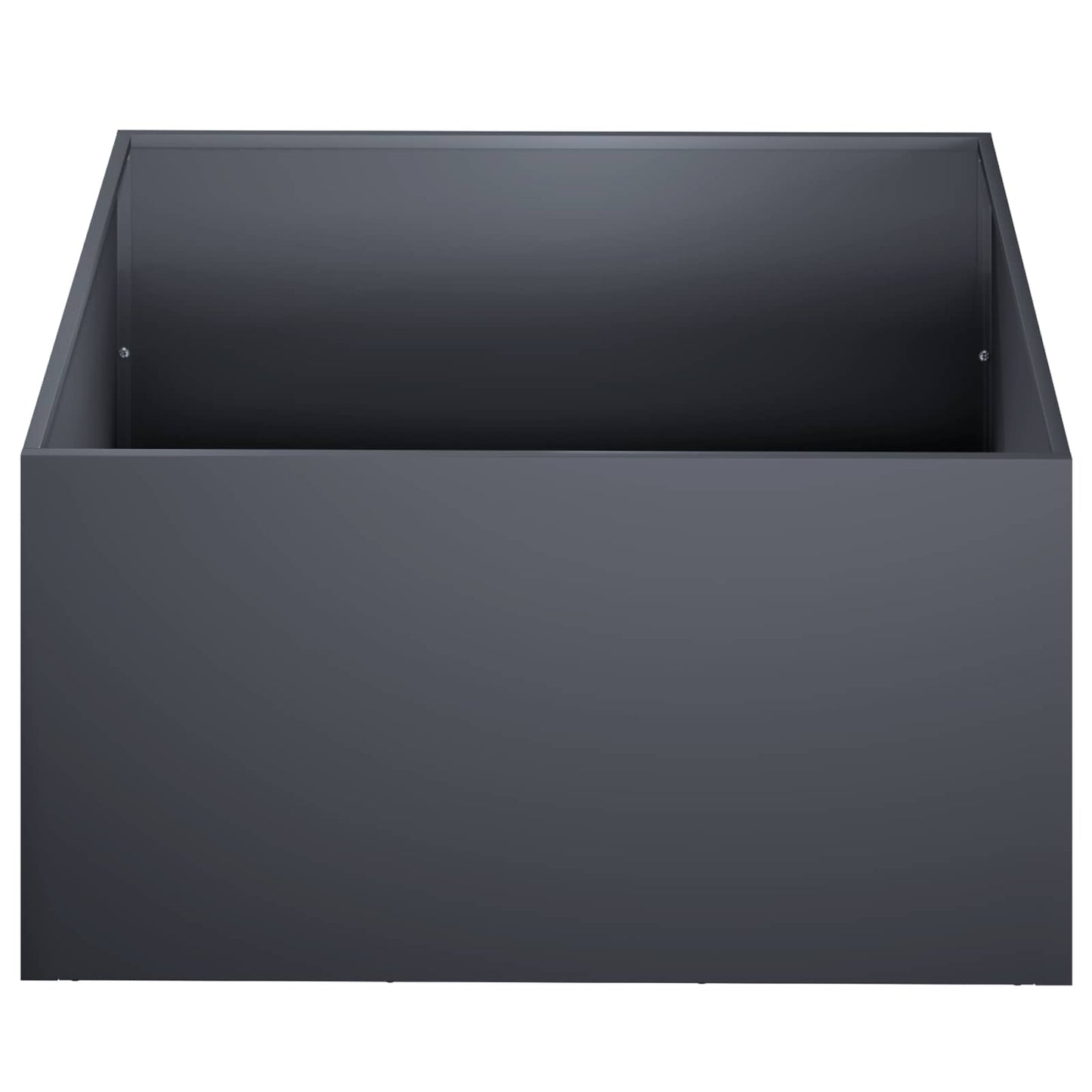 Garden Planter 2 pcs Anthracite 60 x 60 x 30 cm