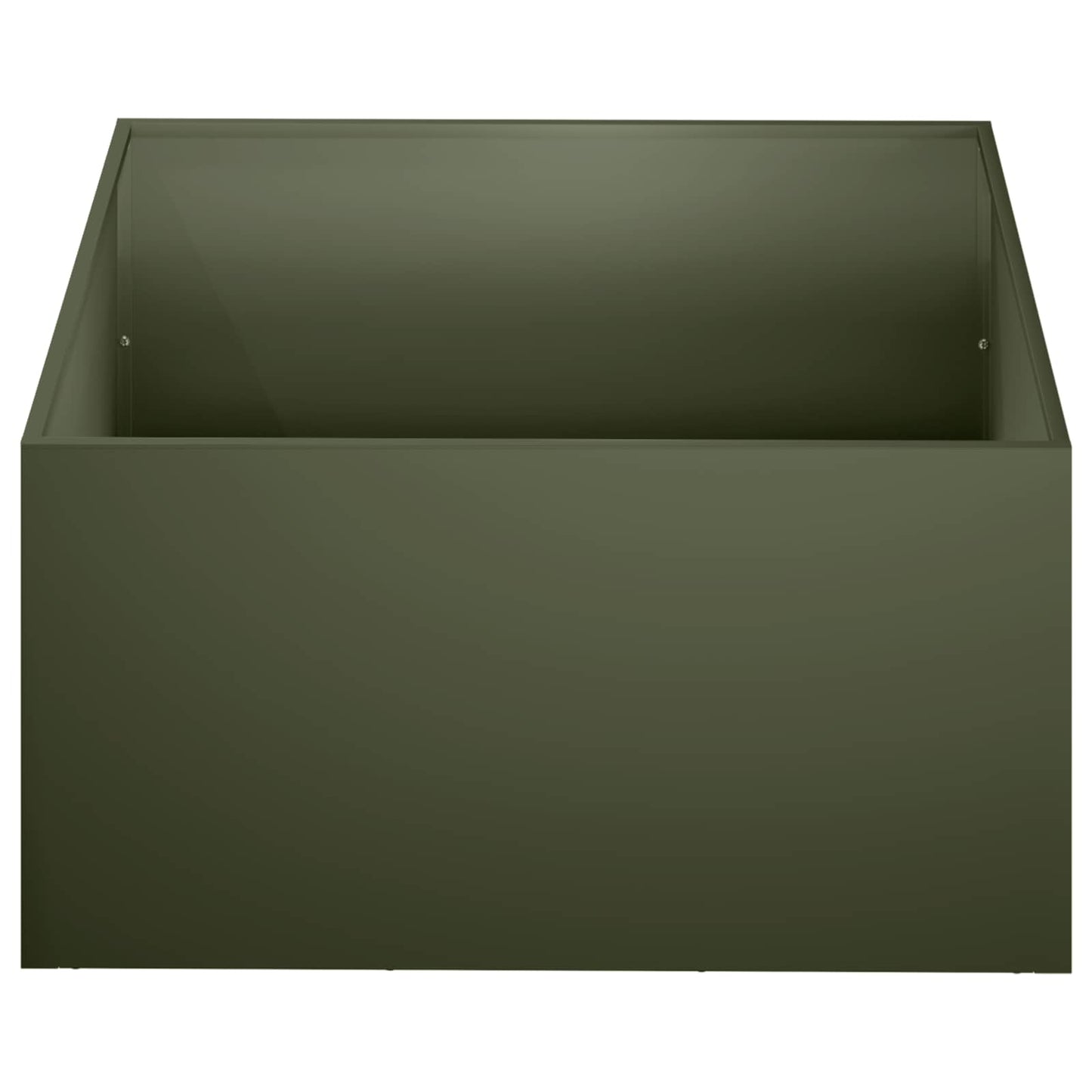 Garden Planter Olive Green 60 x 60 x 30 cm Cold-rolled Steel