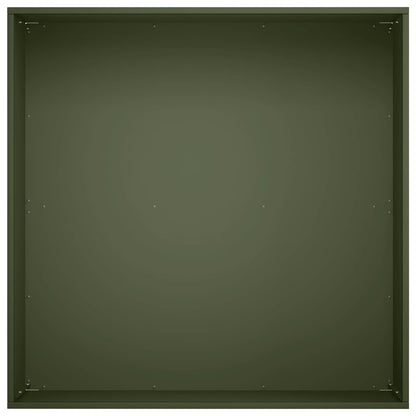 Garden Planter 2 pcs Olive Green 60 x 60 x 30 cm