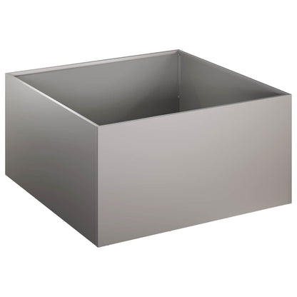 Garden Planter 2 pcs Rusty 60 x 60 x 30 cm Weathering Steel