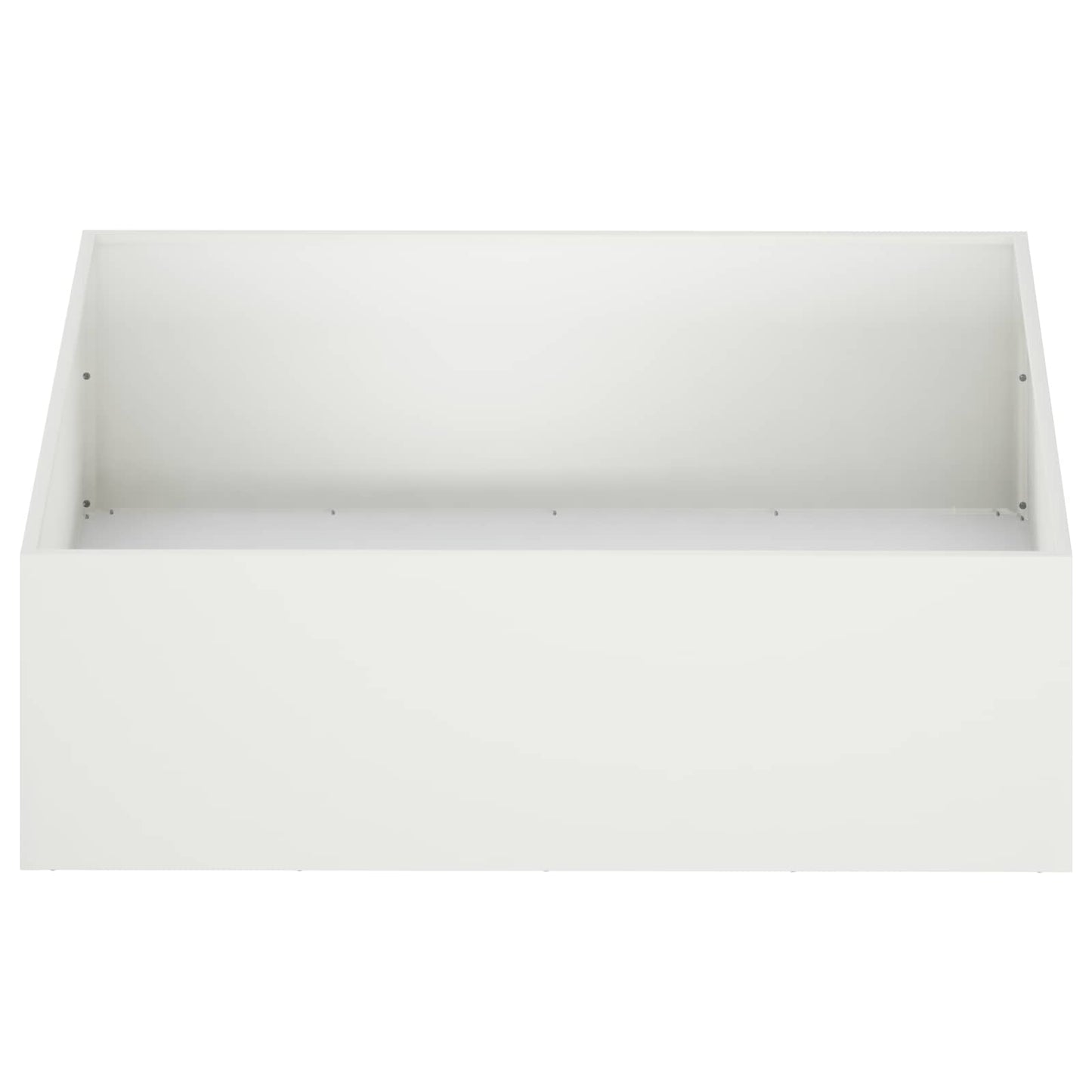 Garden Planter 2 pcs White 100 x 100 x 30 cm Cold-rolled Steel