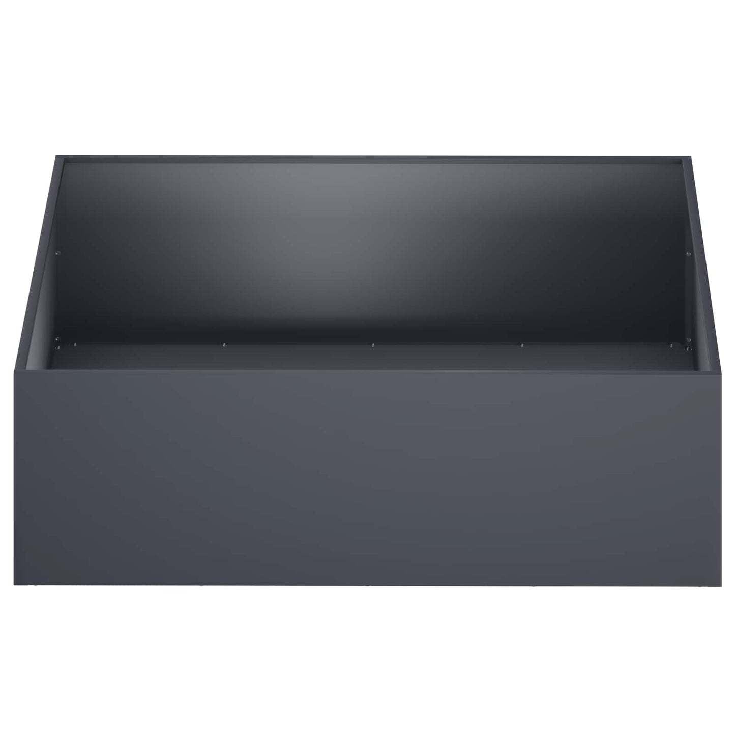 Garden Planter 2 pcs Anthracite 100 x 100 x 30 cm