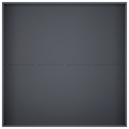 Garden Planter 2 pcs Anthracite 100 x 100 x 30 cm