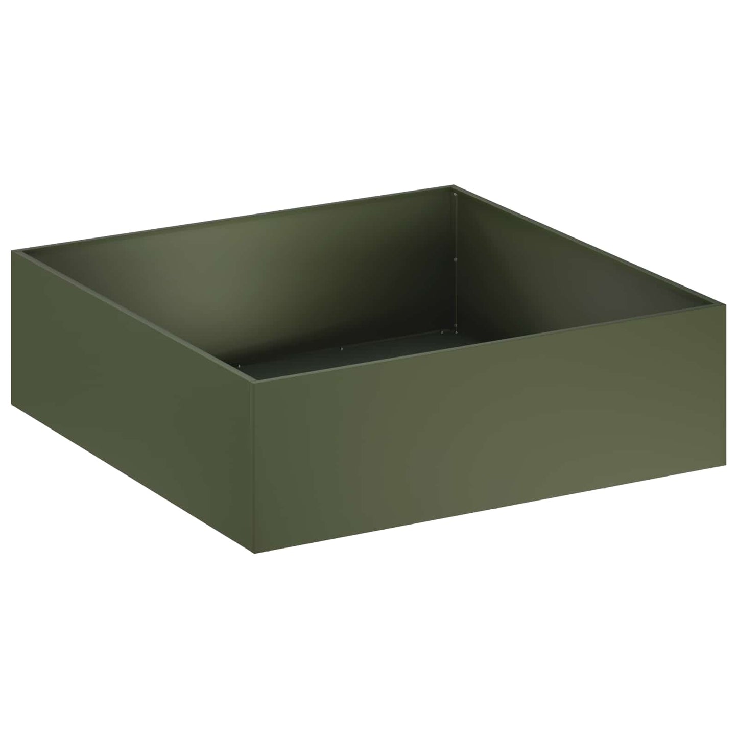 Garden Planter 2 pcs Olive Green 100 x 100 x 30 cm