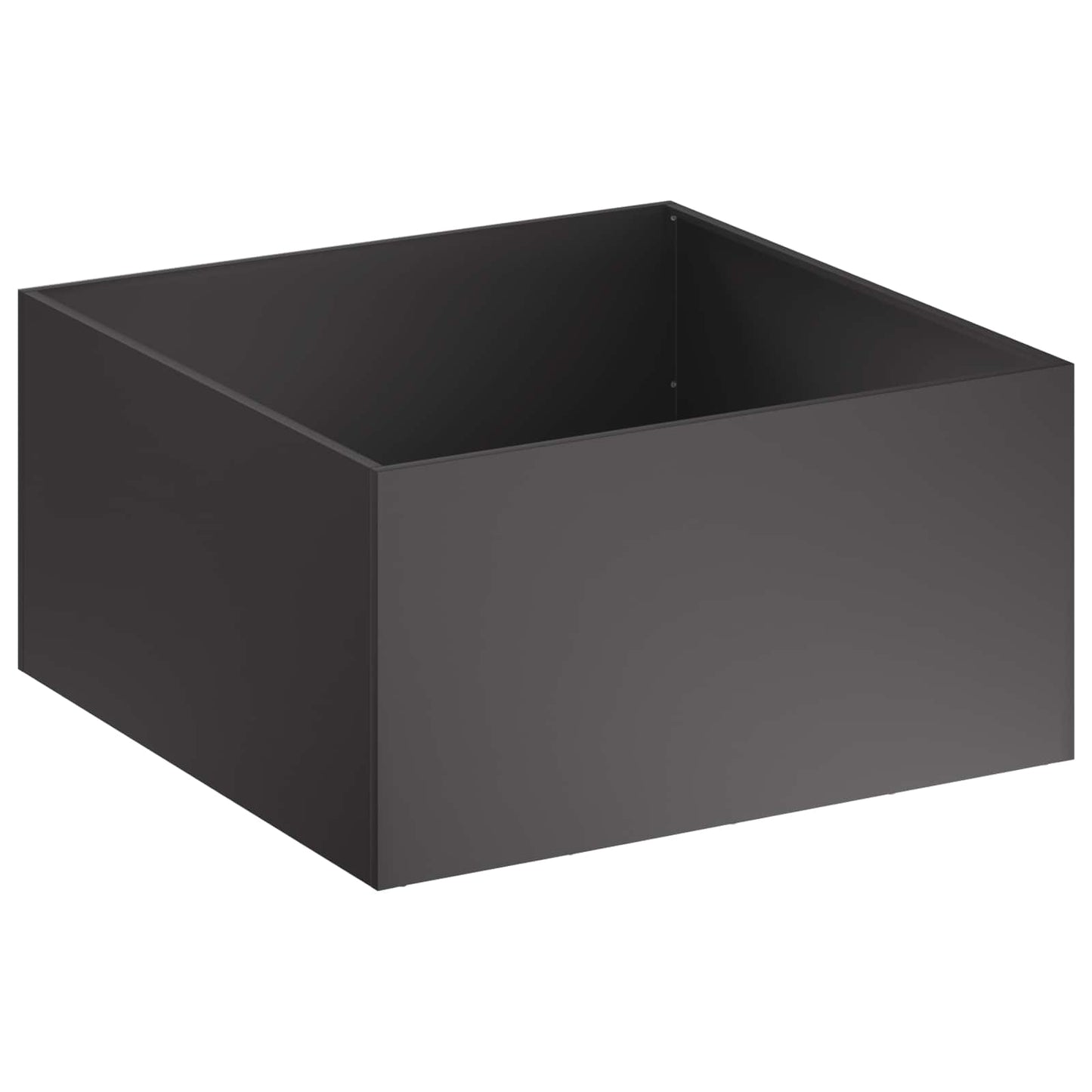 Garden Planter 2 pcs Black 60 x 60 x 40 cm Cold-rolled Steel