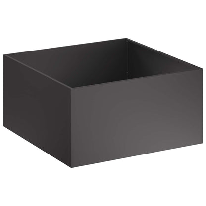 Garden Planter 2 pcs Black 60 x 60 x 40 cm Cold-rolled Steel