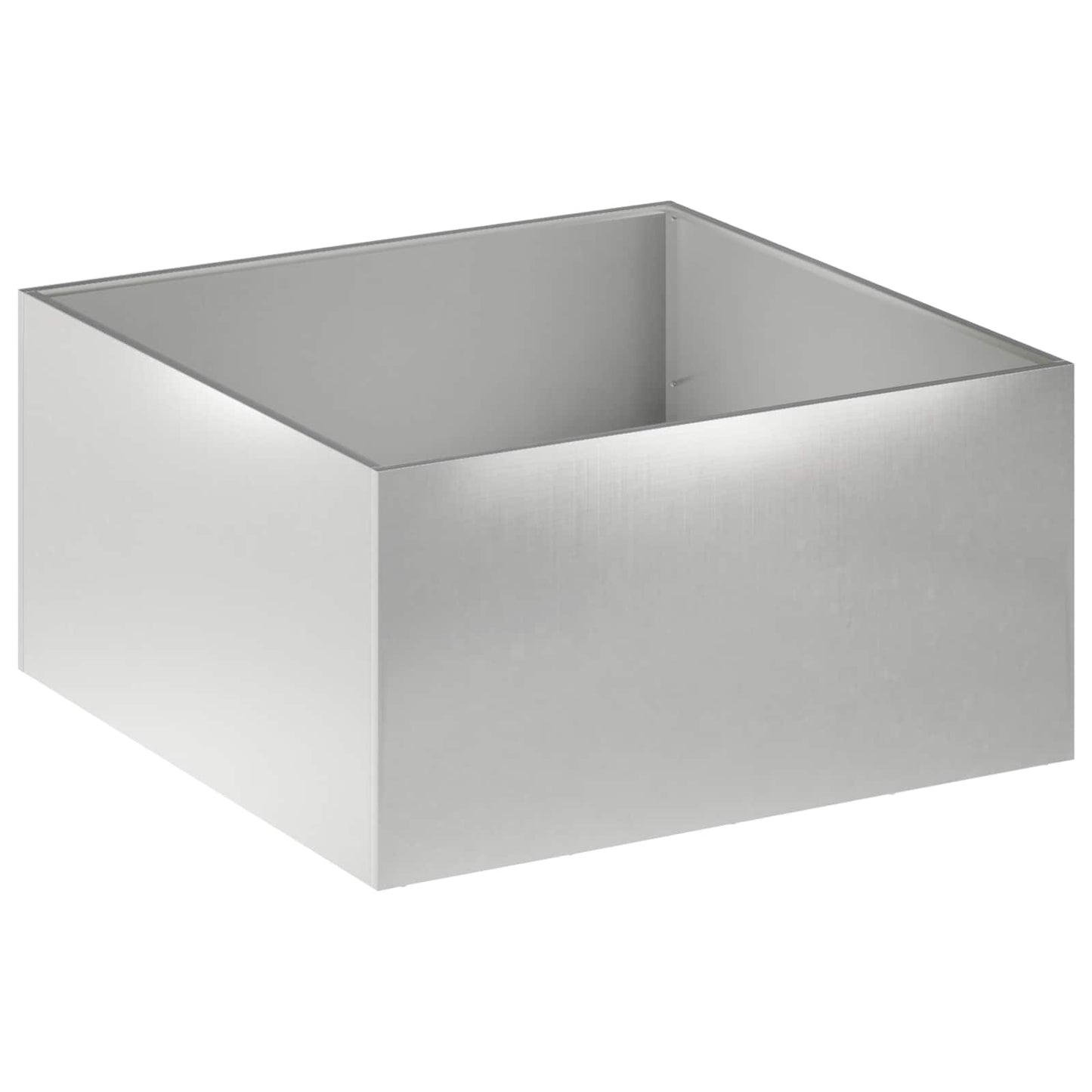 Garden Planter Silver 60 x 60 x 40 cm Stainless Steel
