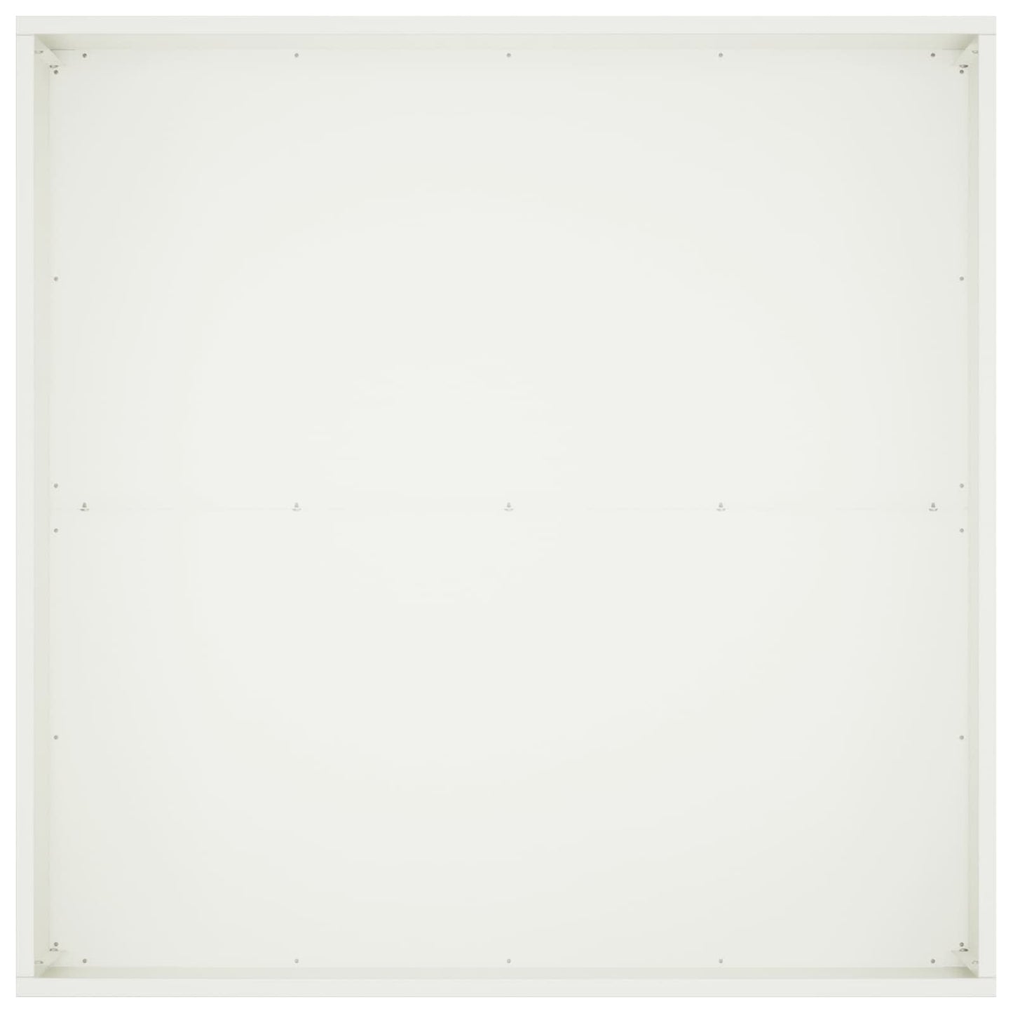 Garden Planter 2 pcs White 80 x 80 x 40 cm Cold-rolled Steel