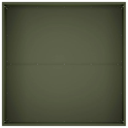 Garden Planter 2 pcs Olive Green 80 x 80 x 40 cm