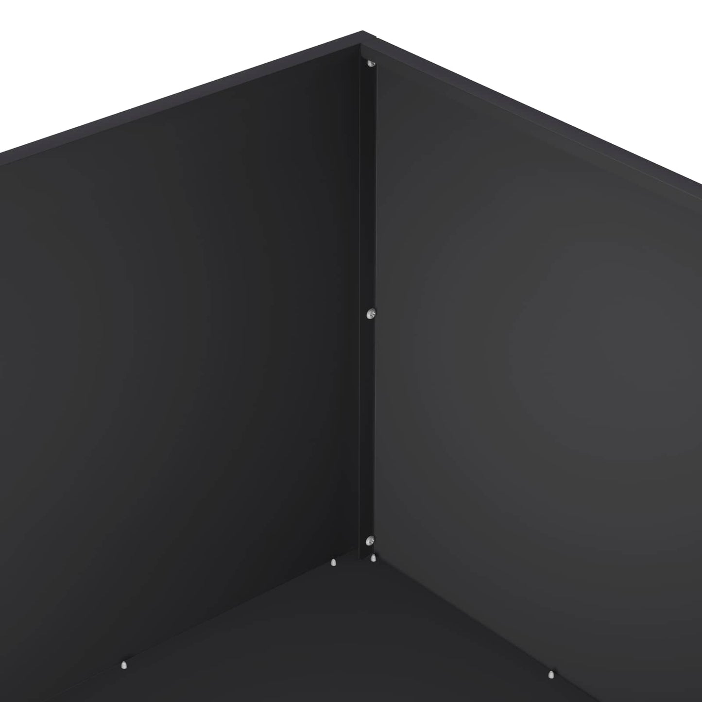 Garden Planter Black 100 x 100 x 40 cm Cold-rolled Steel