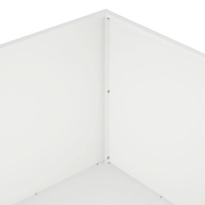 Garden Planter White 100 x 100 x 40 cm Cold-rolled Steel