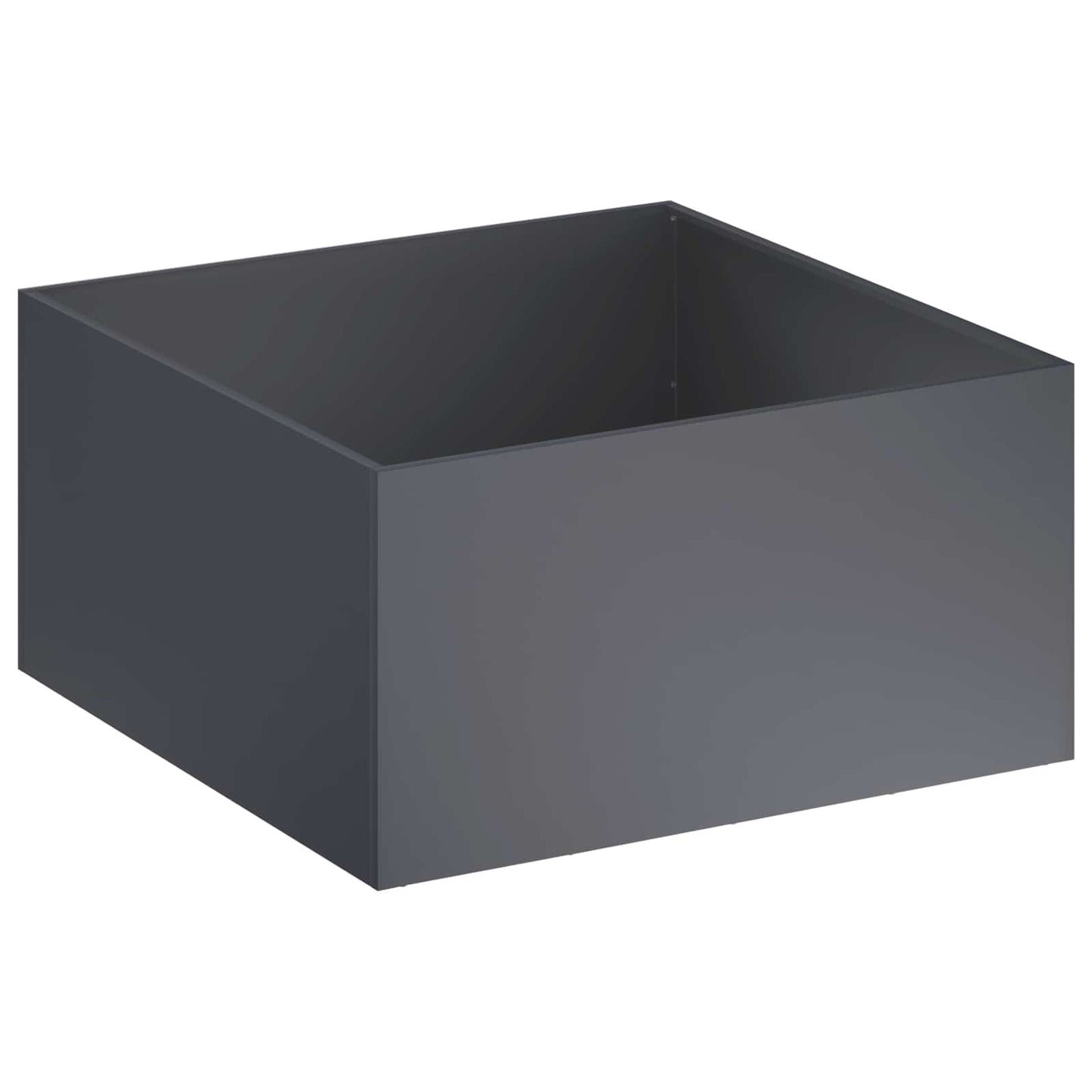 Garden Planter 2 pcs Anthracite 100 x 100 x 40 cm