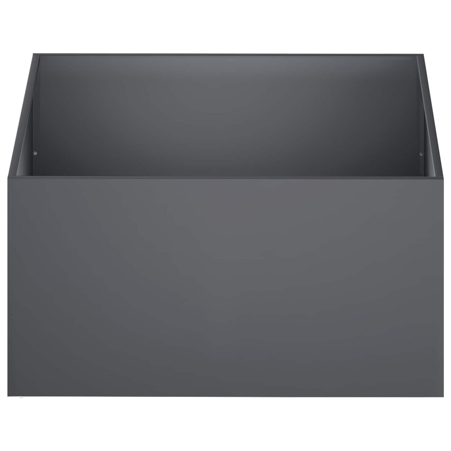 Garden Planter 2 pcs Anthracite 100 x 100 x 40 cm