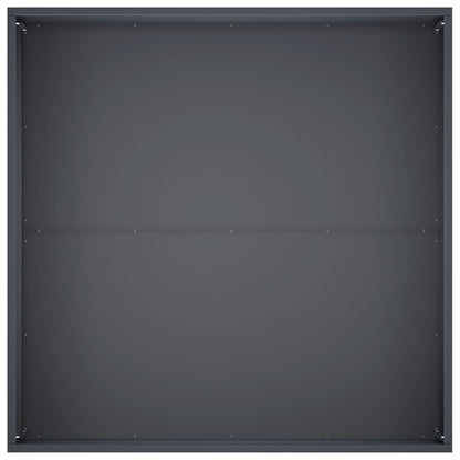 Garden Planter 2 pcs Anthracite 100 x 100 x 40 cm