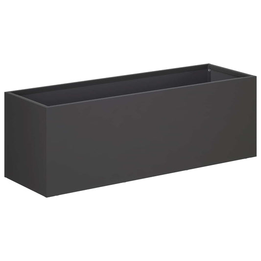 Garden Planter Black 40 x 20 x 20 cm Cold-rolled Steel