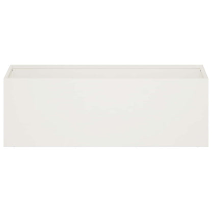 Garden Planter White 40 x 20 x 20 cm Cold-rolled Steel