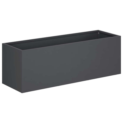 Garden Planter 2 pcs Anthracite 40 x 20 x 20 cm