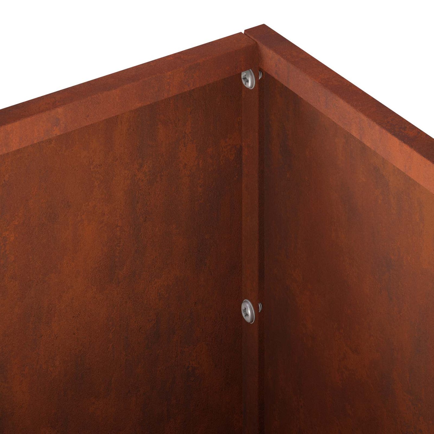 Garden Planter Rusty 40 x 20 x 20 cm Weathering Steel