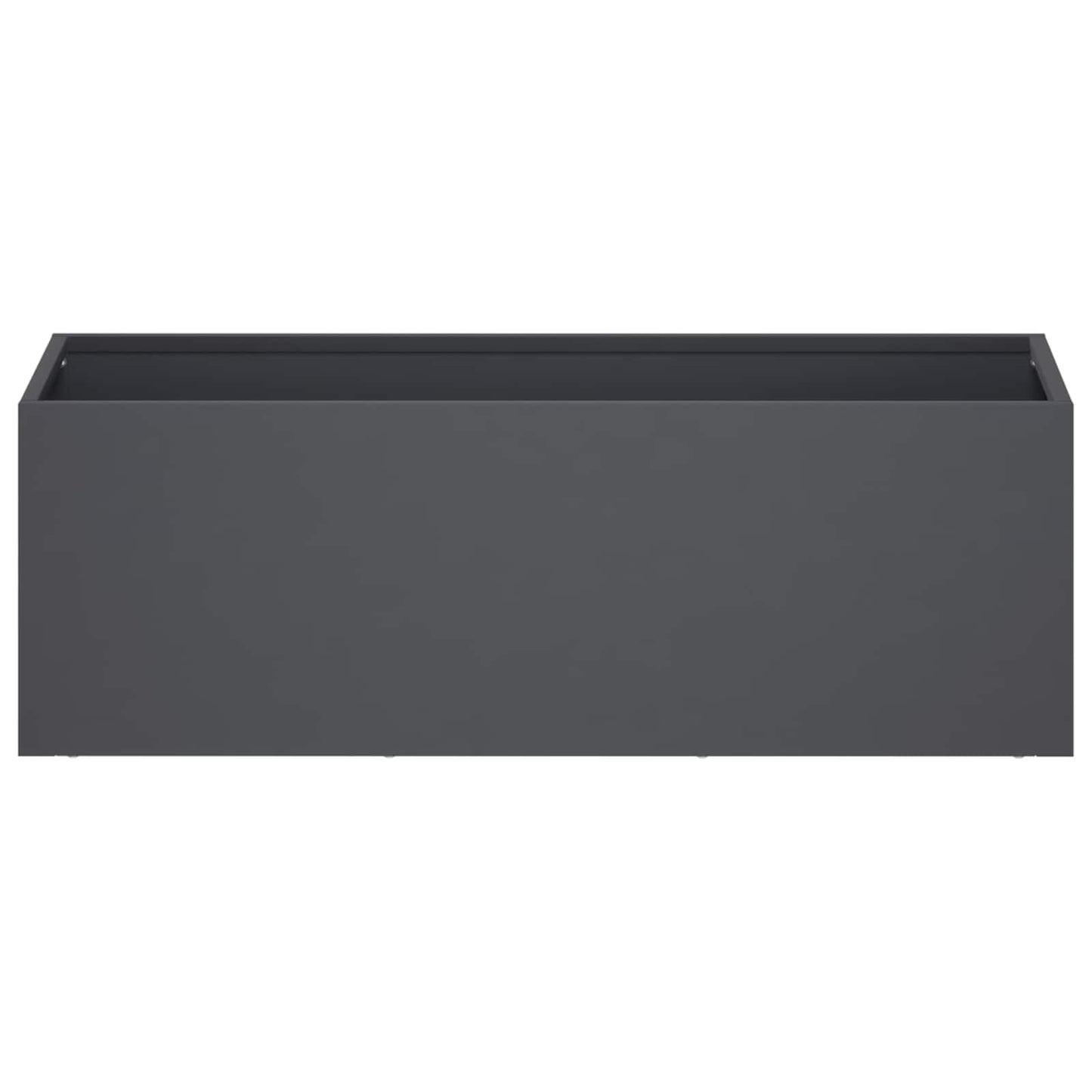 Garden Planter Anthracite 60 x 20 x 20 cm Cold-rolled Steel