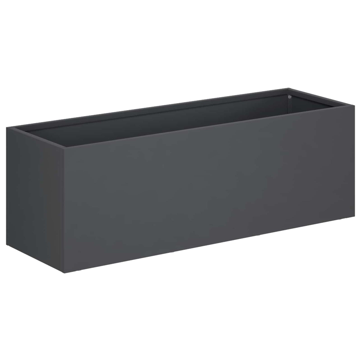 Garden Planter 2 pcs Anthracite 60 x 20 x 20 cm