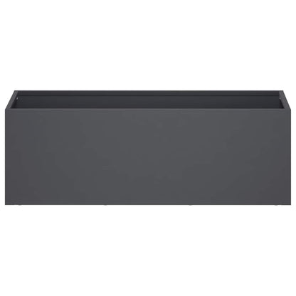 Garden Planter 2 pcs Anthracite 60 x 20 x 20 cm