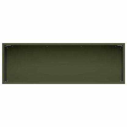 Garden Planter Olive Green 60 x 20 x 20 cm Cold-rolled Steel