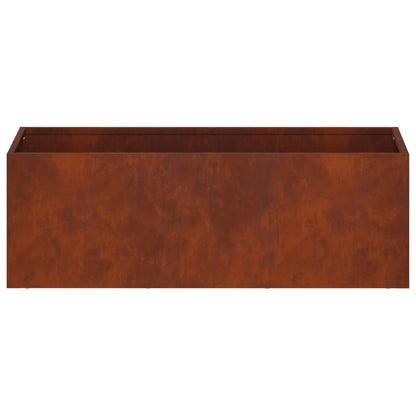 Garden Planter Rusty 60 x 20 x 20 cm Weathering Steel