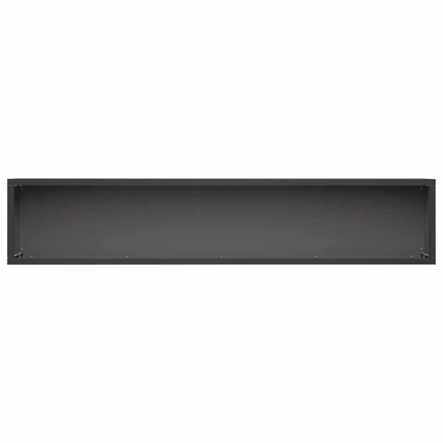 Garden Planter 2 pcs Black 80 x 20 x 20 cm Cold-rolled Steel