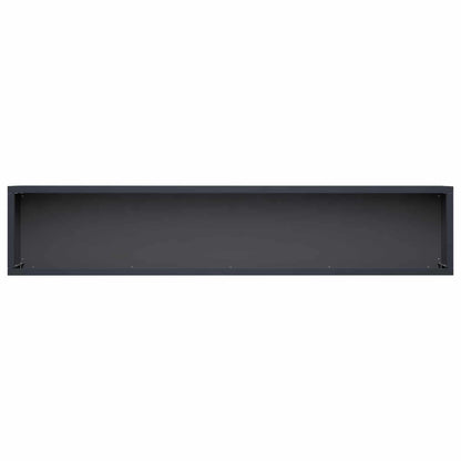 Garden Planter 2 pcs Anthracite 80 x 20 x 20 cm