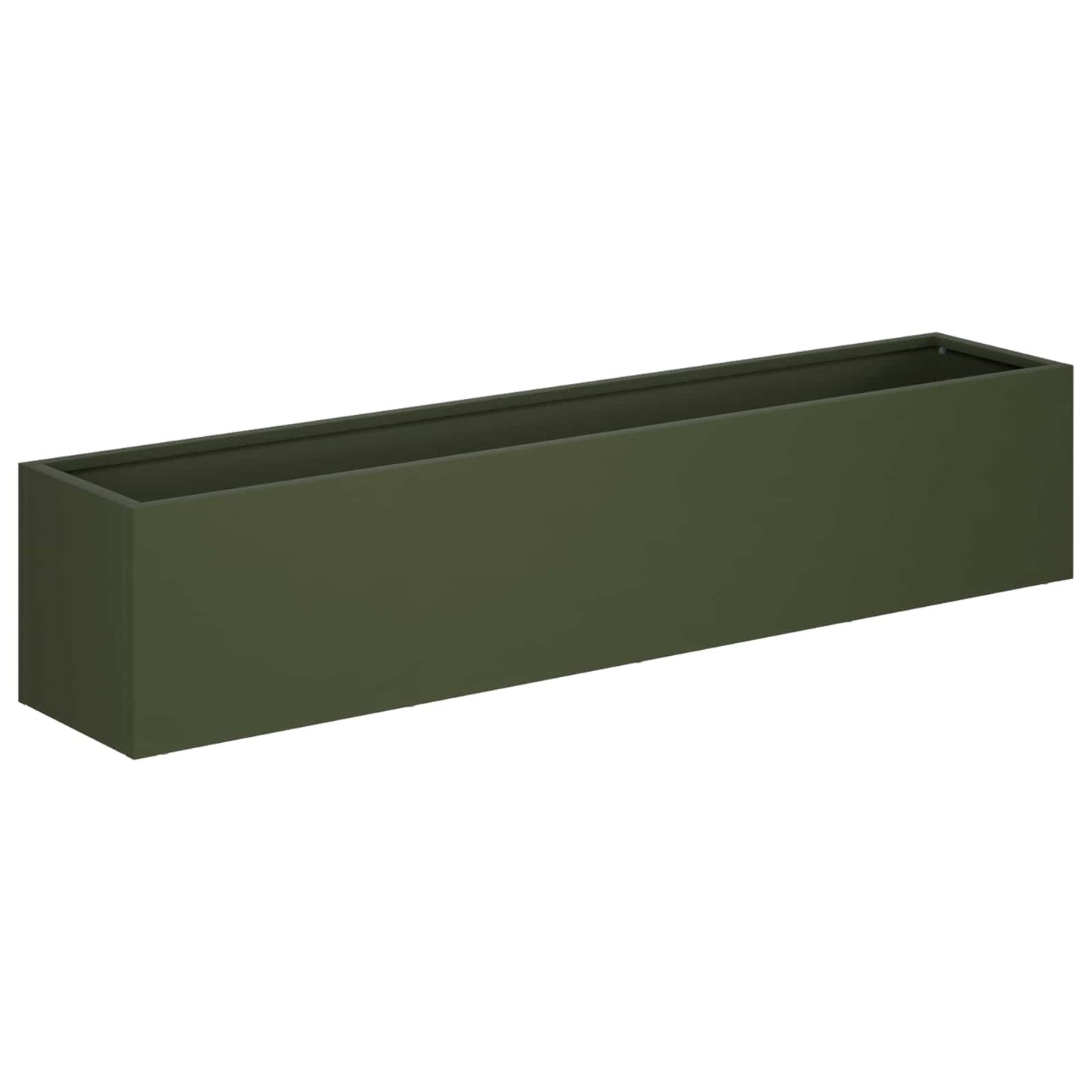 Garden Planter Olive Green 80 x 20 x 20 cm Cold-rolled Steel