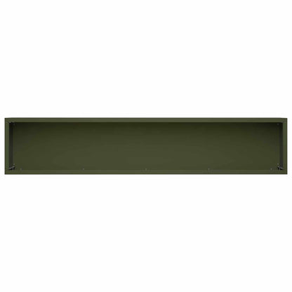 Garden Planter 2 pcs Olive Green 80 x 20 x 20 cm