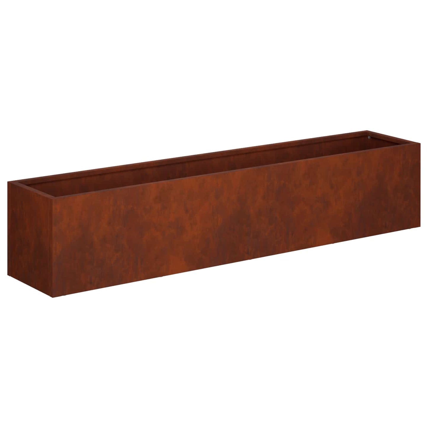 Garden Planter Rusty 80 x 20 x 20 cm Weathering Steel