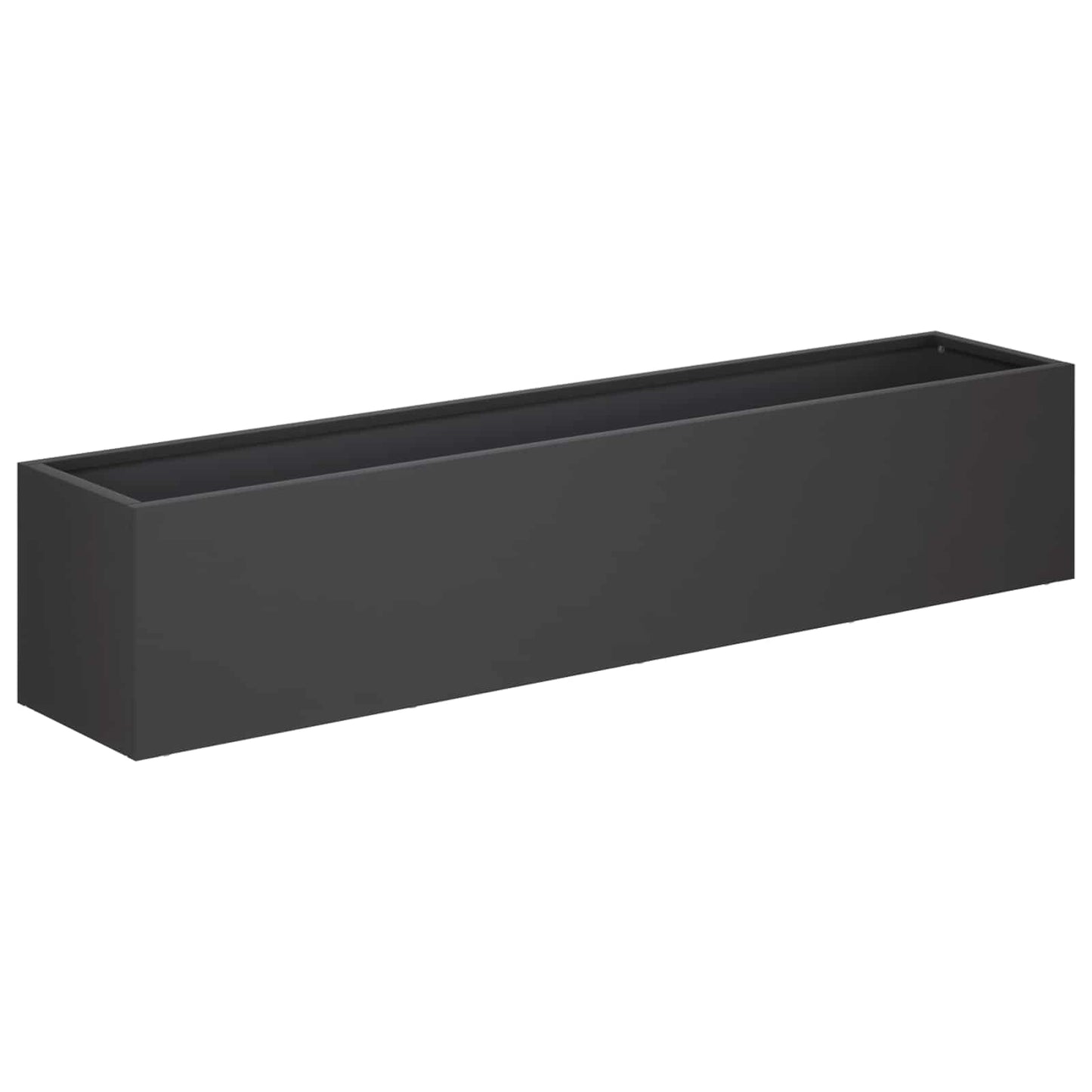Garden Planter Black 100 x 20 x 20 cm Cold-rolled Steel