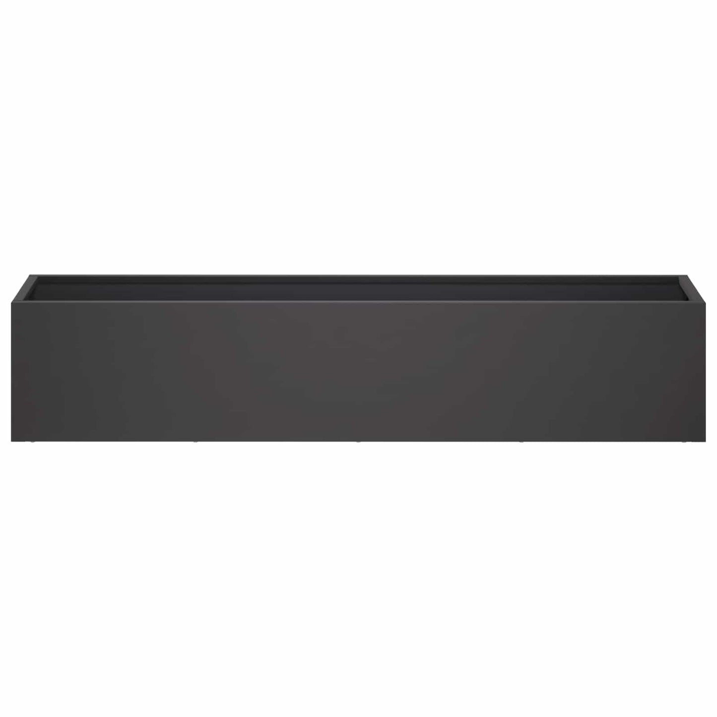 Garden Planter Black 100 x 20 x 20 cm Cold-rolled Steel